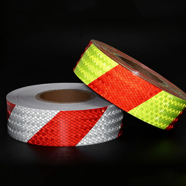 Incom RE800 DOT-C2 Red/Silver 1.5 x 4 High Visibility Reflective Safety Tape 